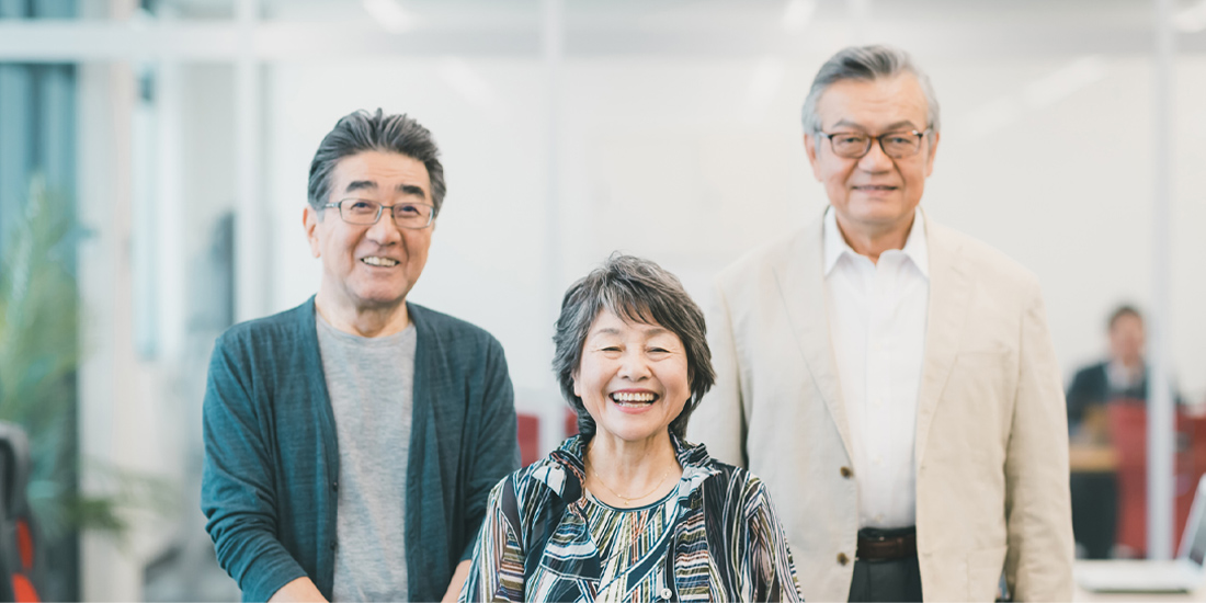 人生100年時代、シニアの活躍を応援します！