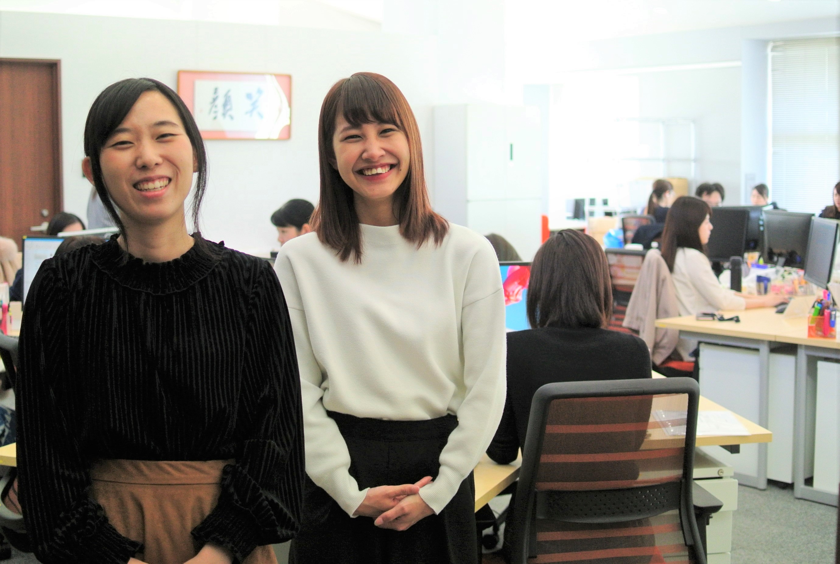 笑顔をモットーに業務に取り組んでいます！