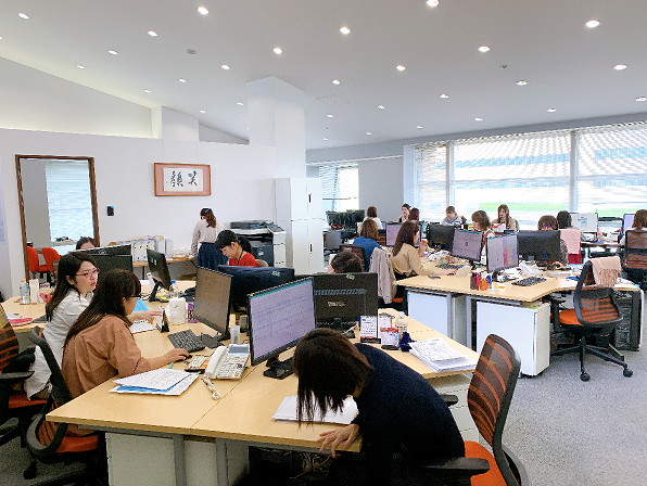 解放感溢れるオフィスです