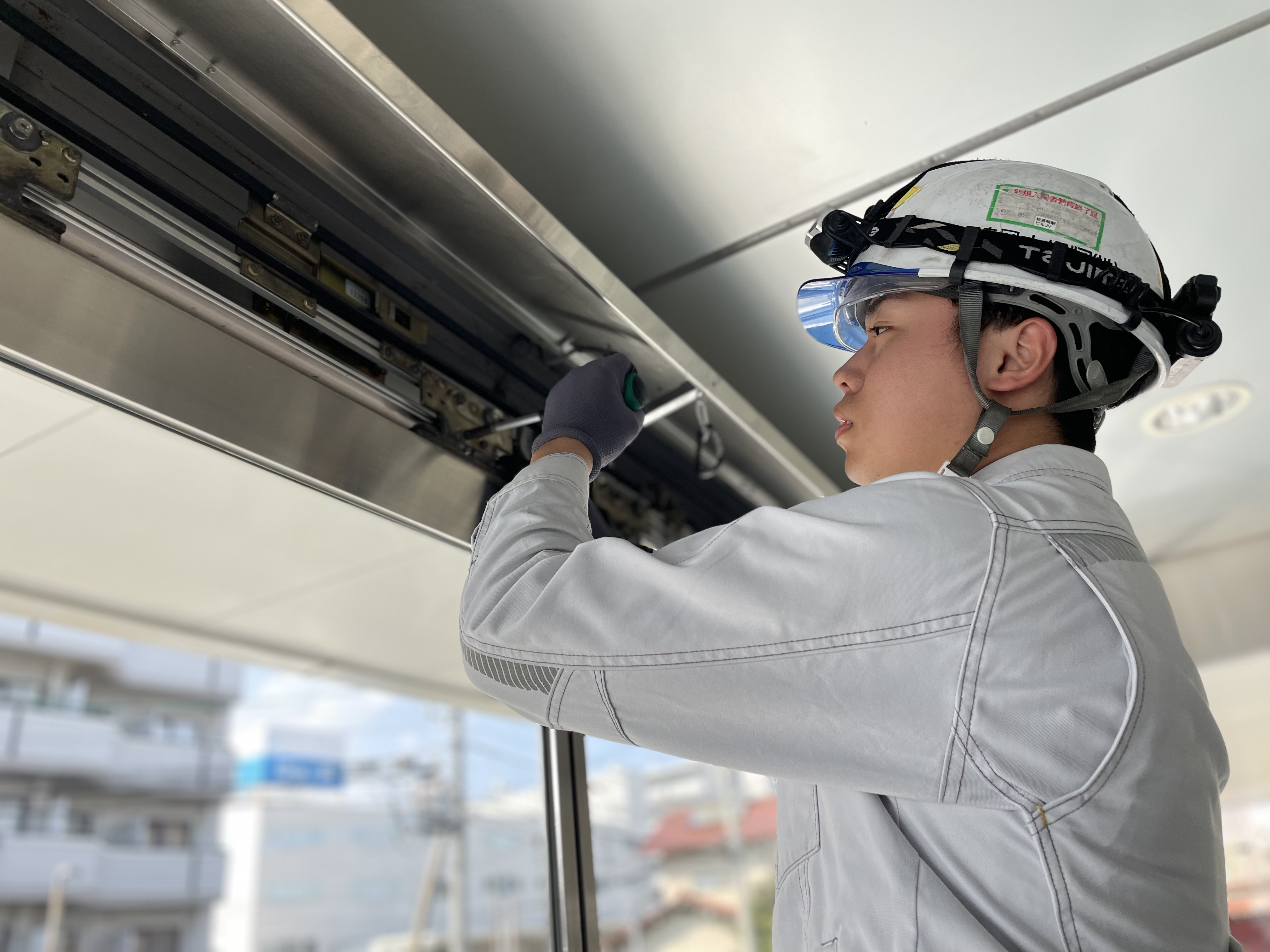 自動ドア施工　工務職