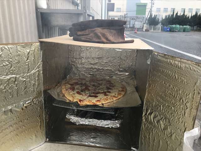 BBQ大会、自作ピザ窯
