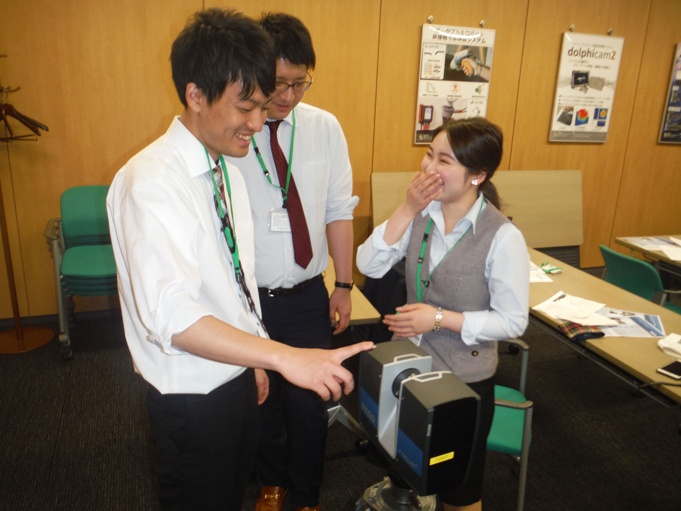 計測機での実機研修