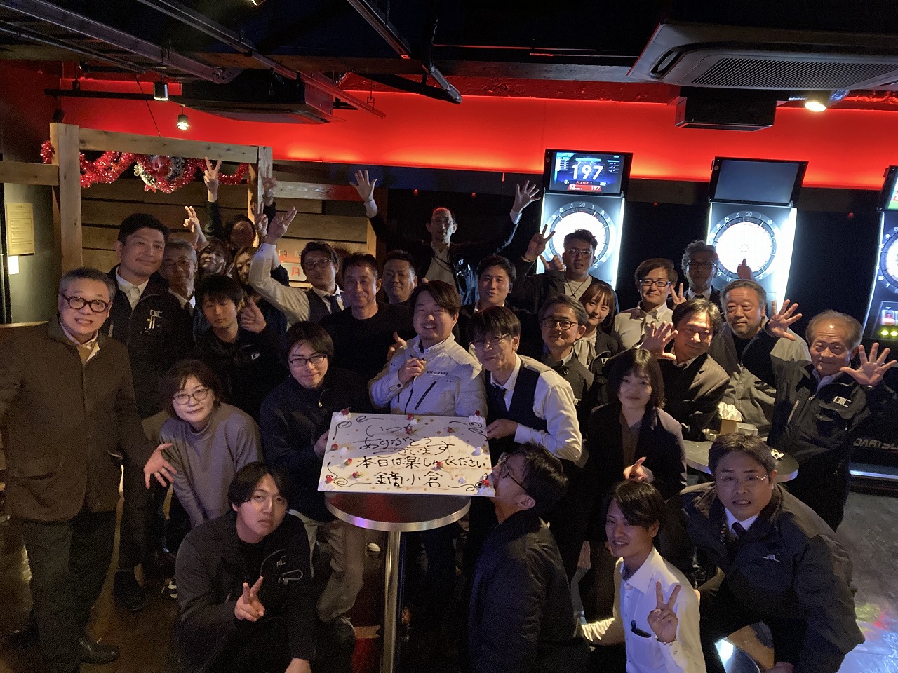 お客様のお店で宴会をさせて頂きました！