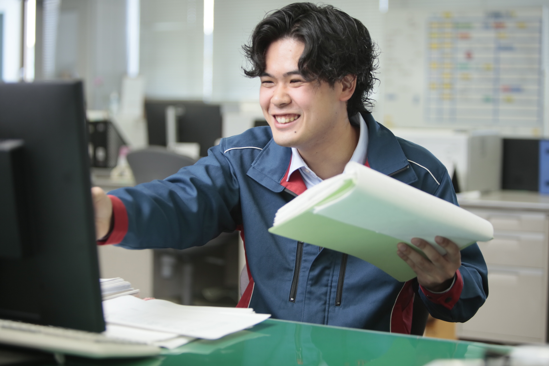 営業所配属の若手社員