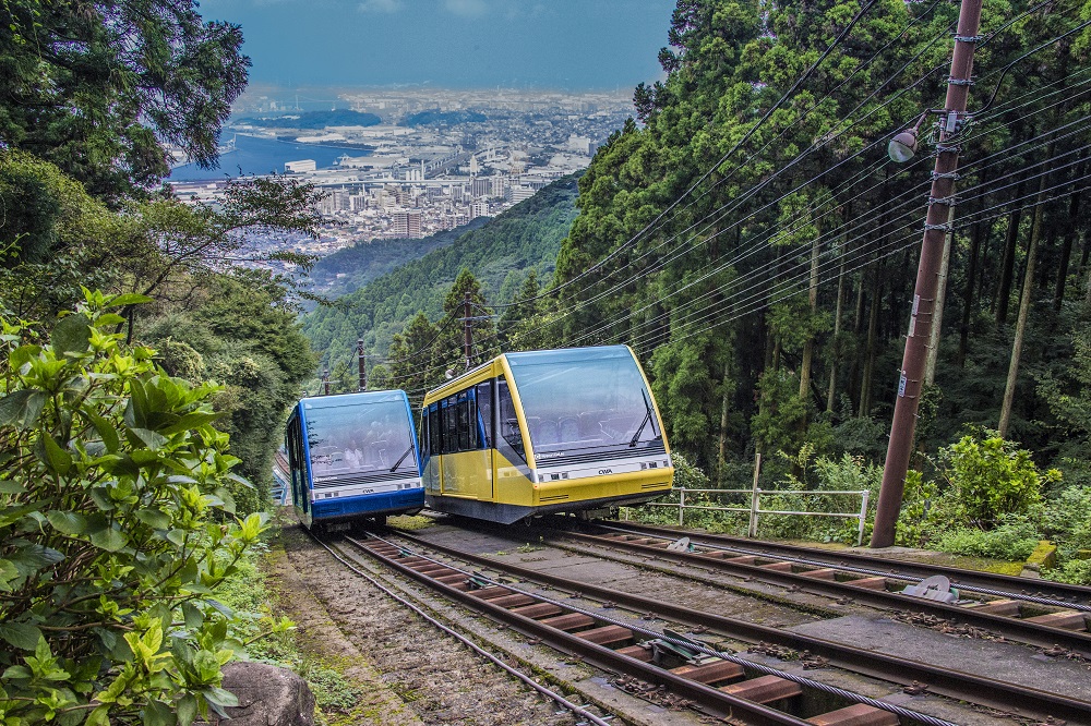 皿倉山ケーブルカー
